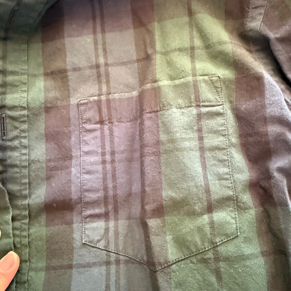 J.Crew Slim Flex Washed Plaid Shirt Preppy New England Cabin Core Rugged Hiking